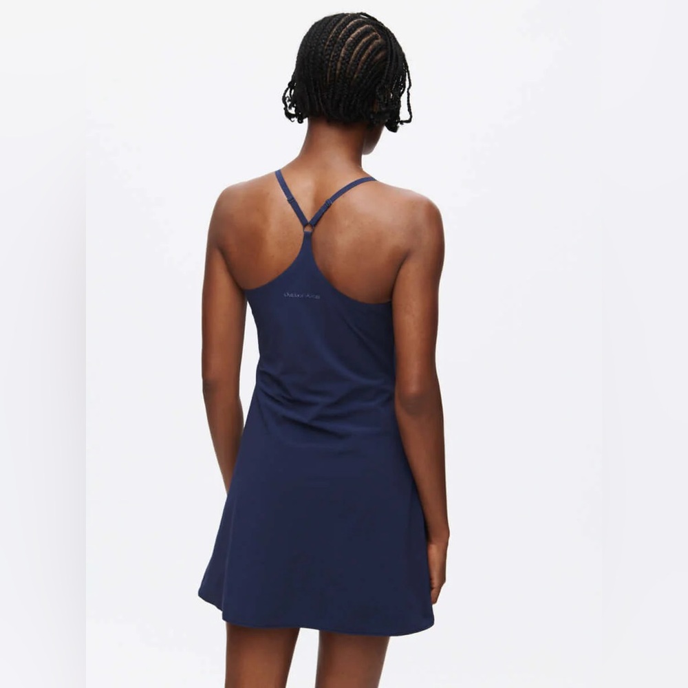 Outdoor Voices Navy Blue Dress with built in shorts - Picture 3 of 4
